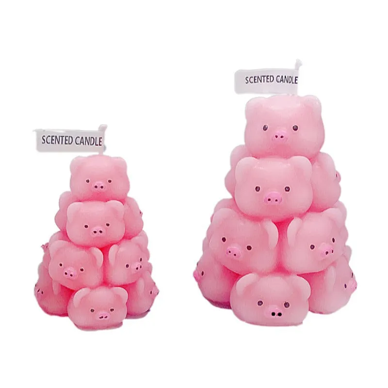 Piggy Tower Shaped Aromatherapy Candle, HG0019