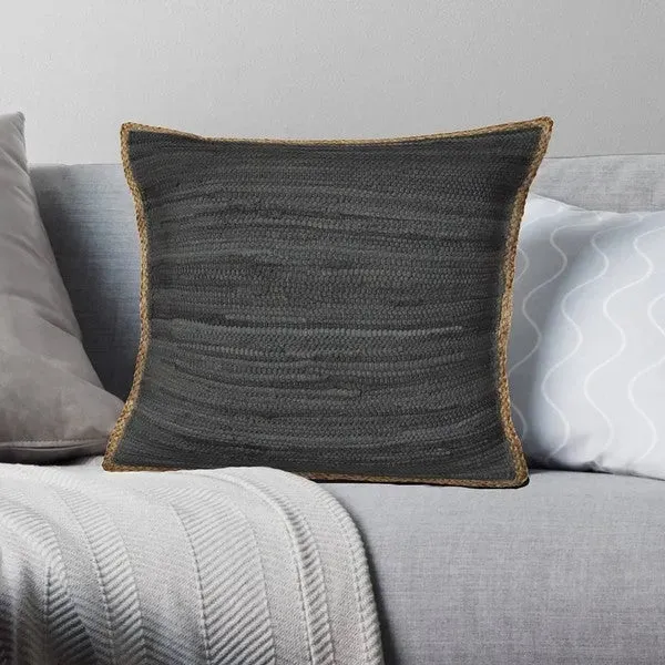 Riley 07281DGY Dark Grey Pillow