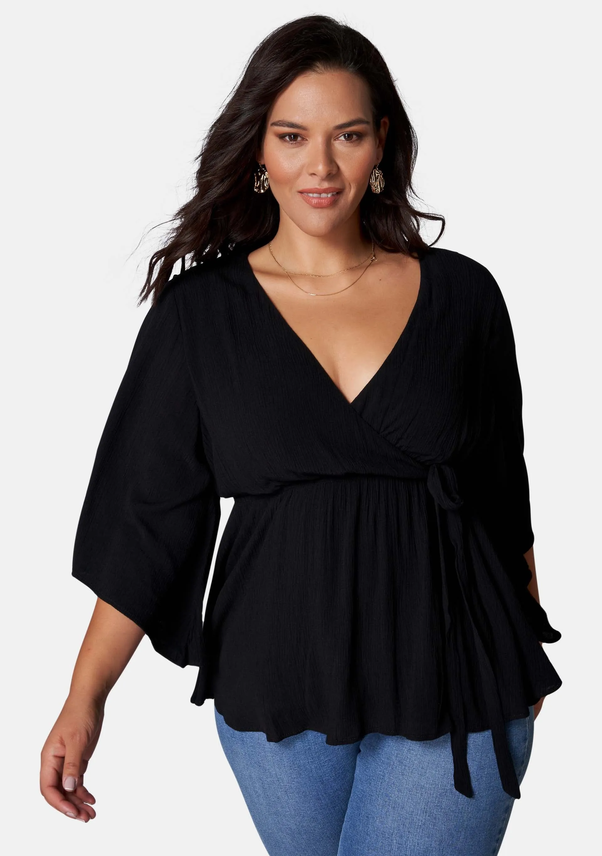 Salma Wrap Blouse