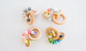 Saturn Ring Wooden Baby Teether