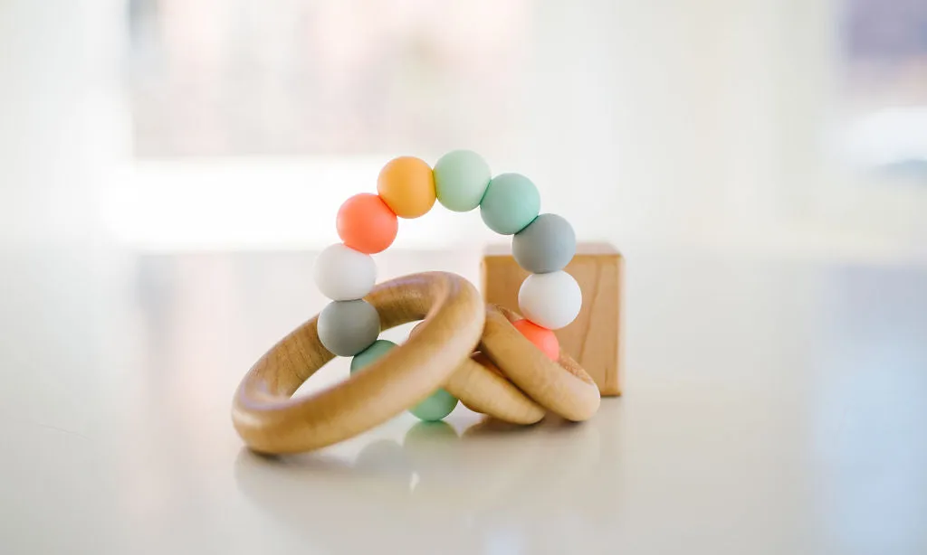 Saturn Ring Wooden Baby Teether