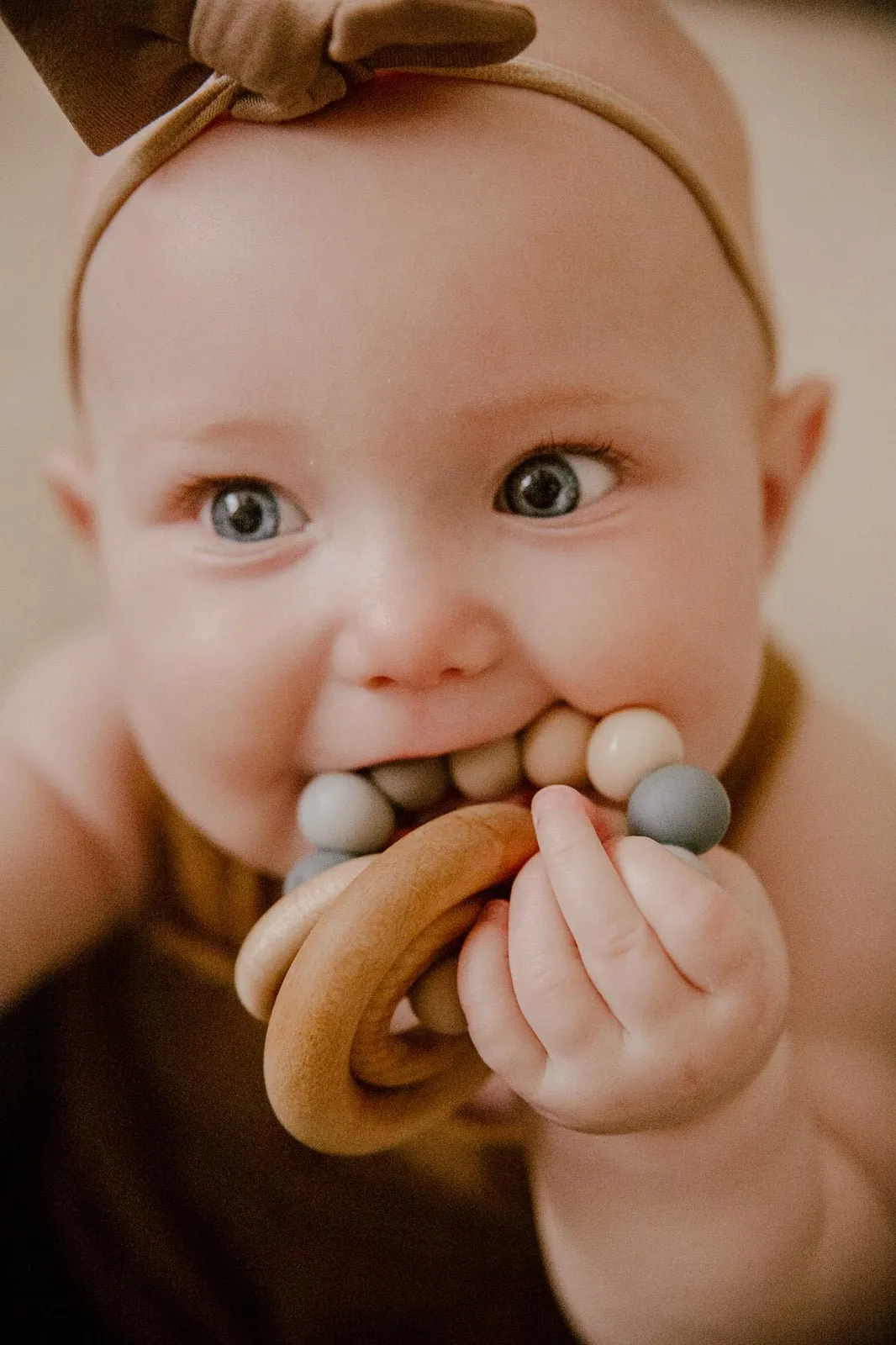 Saturn Ring Wooden Baby Teether