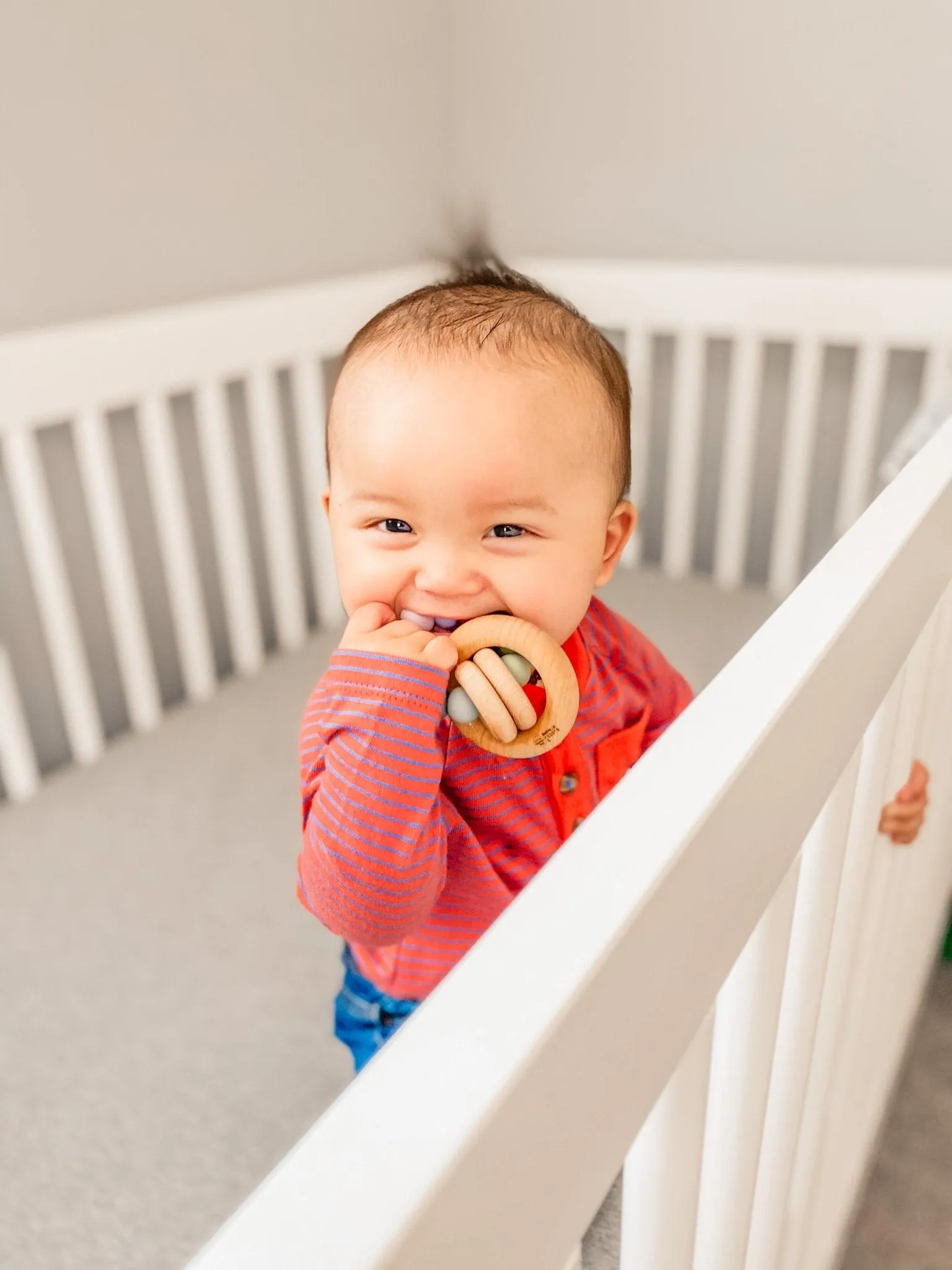 Saturn Ring Wooden Baby Teether