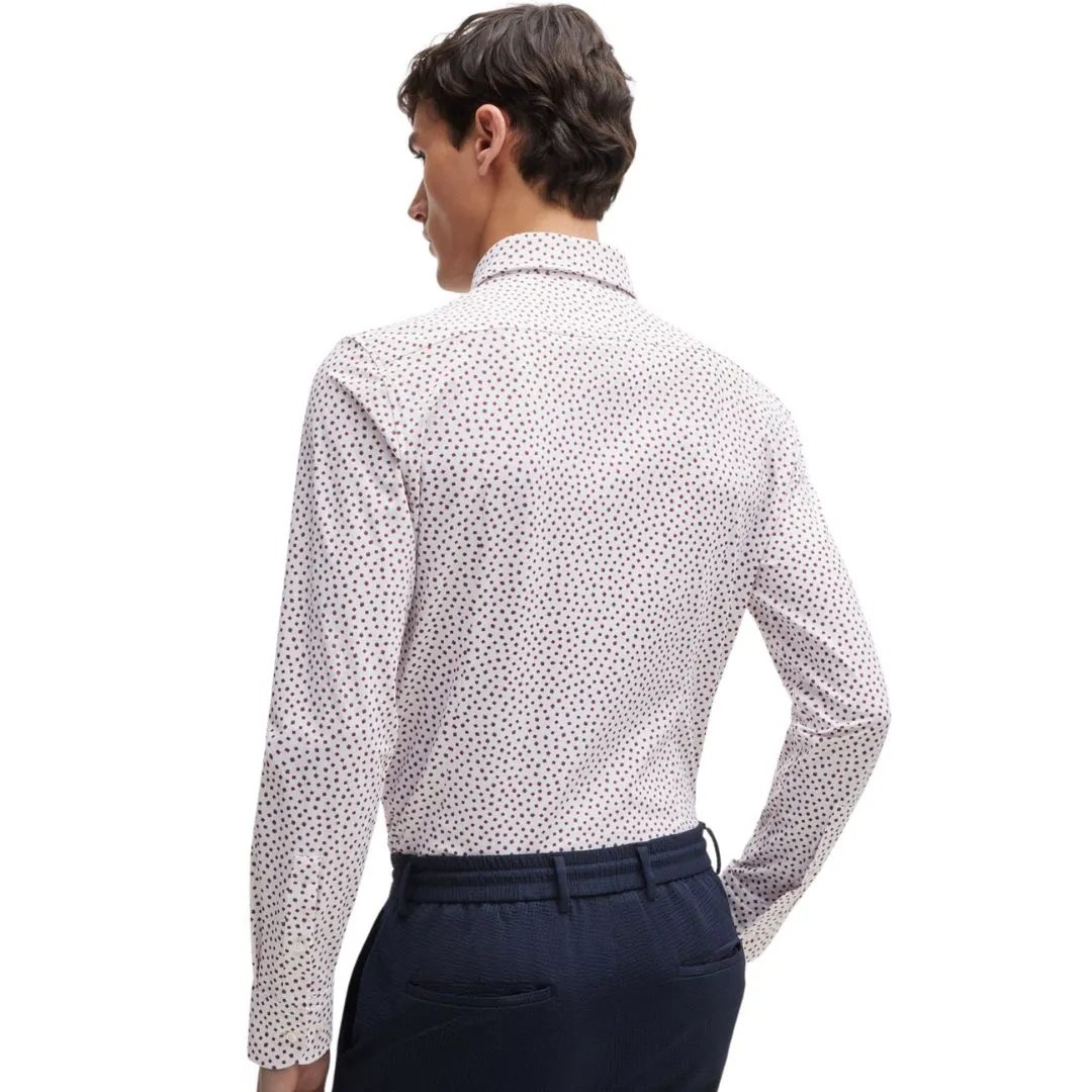 Slim Fit Shirt in Printed Performing Fabric - P-HANK-spread-C1-222 50513429