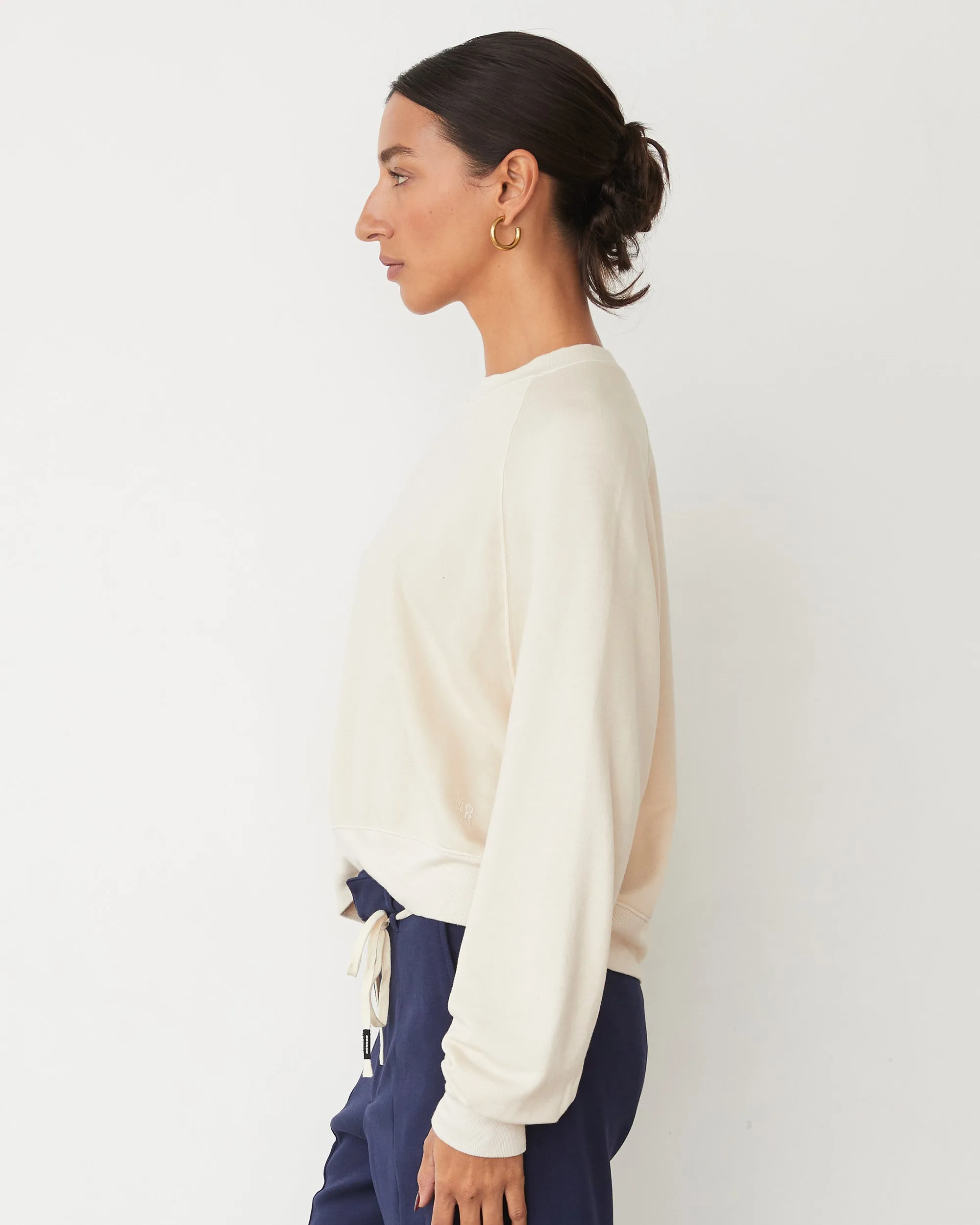 Softfleece Crop Crew Sweatshirt