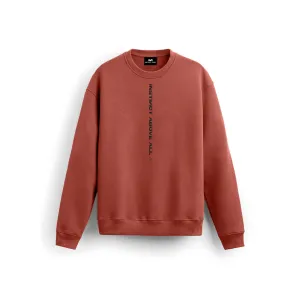 Sweatshirts - Brick Red