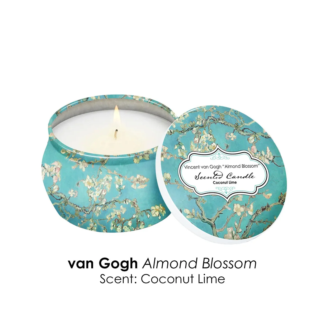 Van Gogh Flowers Candle Set