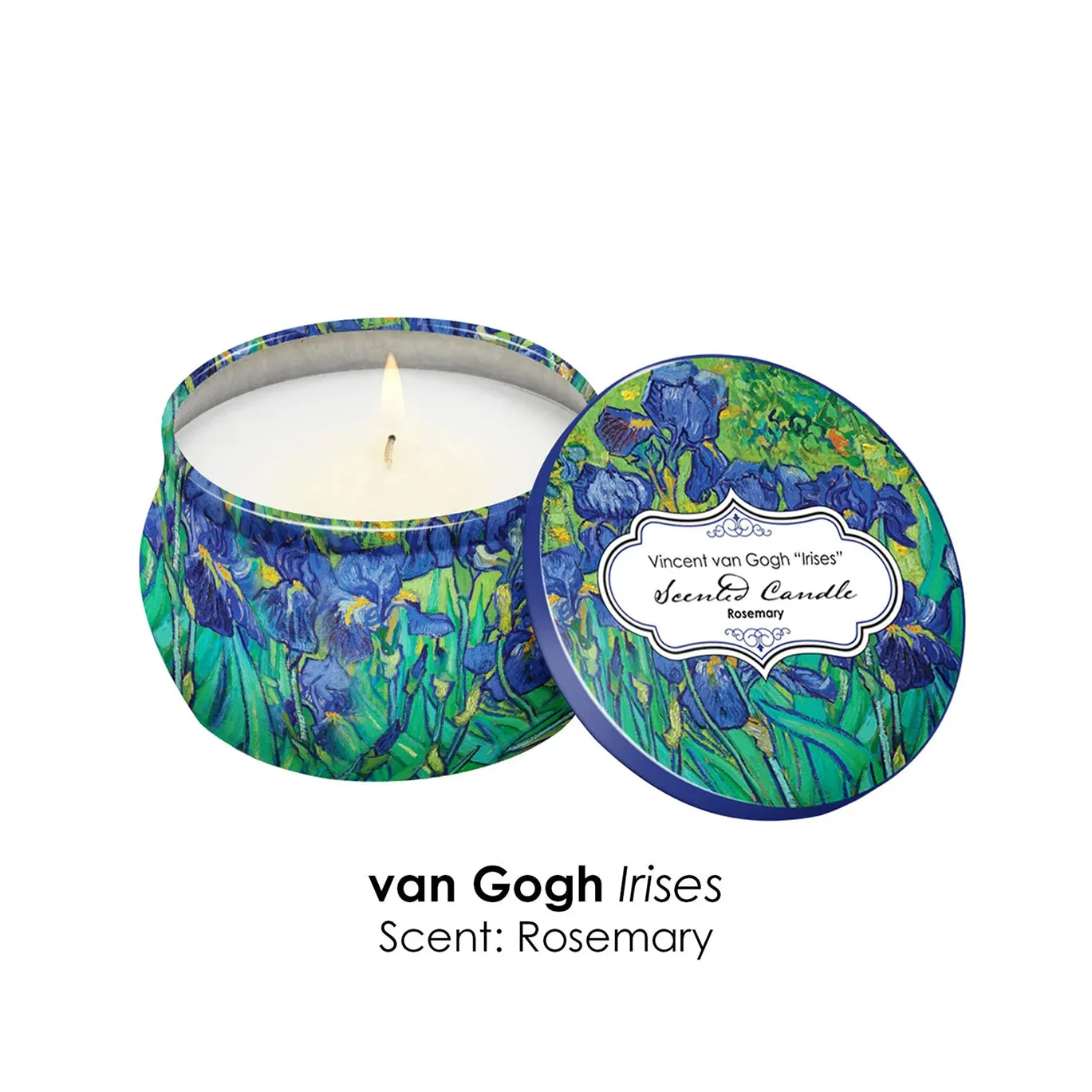 Van Gogh Flowers Candle Set