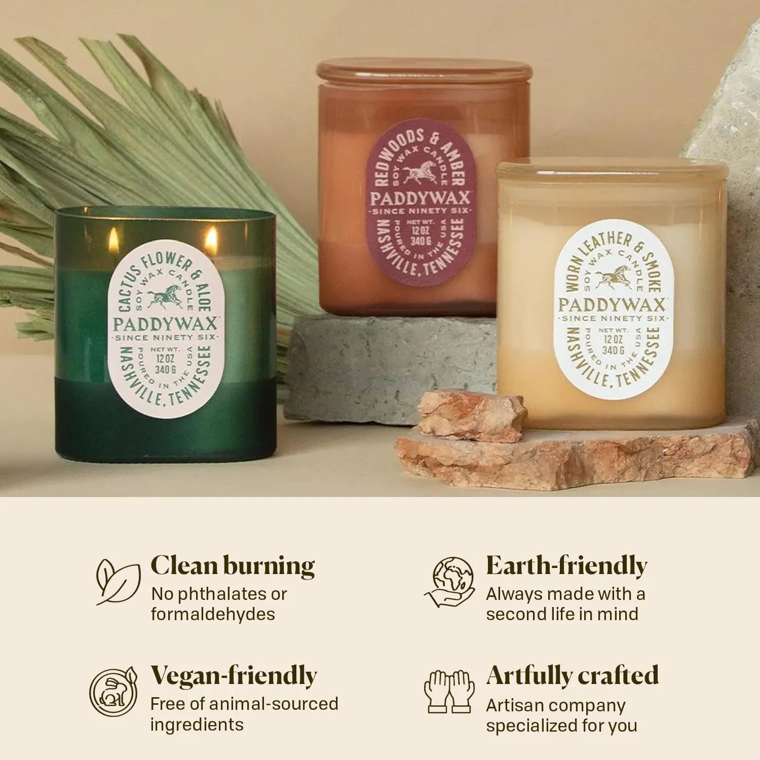 Vista Candle Cactus Flower & Aloe 12 oz