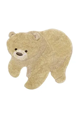 WASHABLE ANIMAL COTTON RUG BEAR