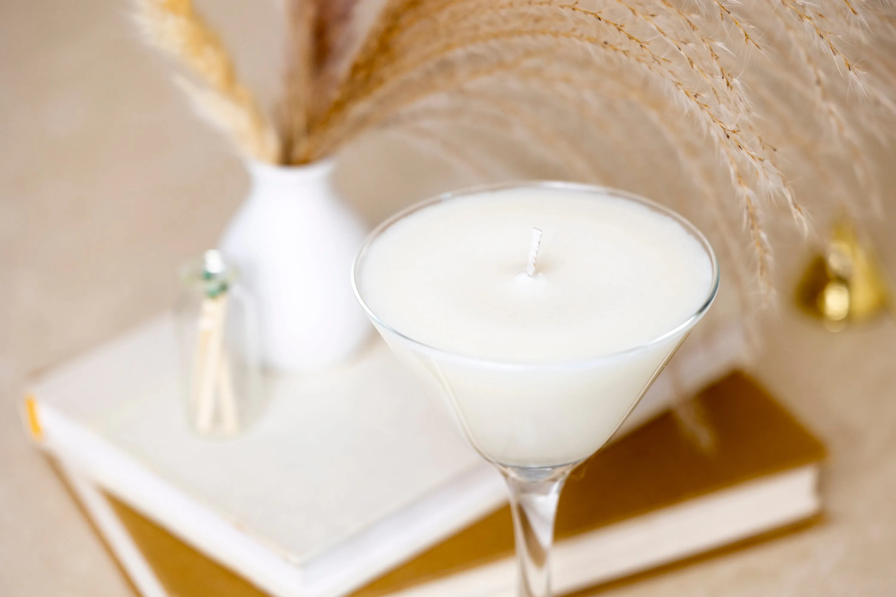 Whimsy Martini Soy Massage Candle