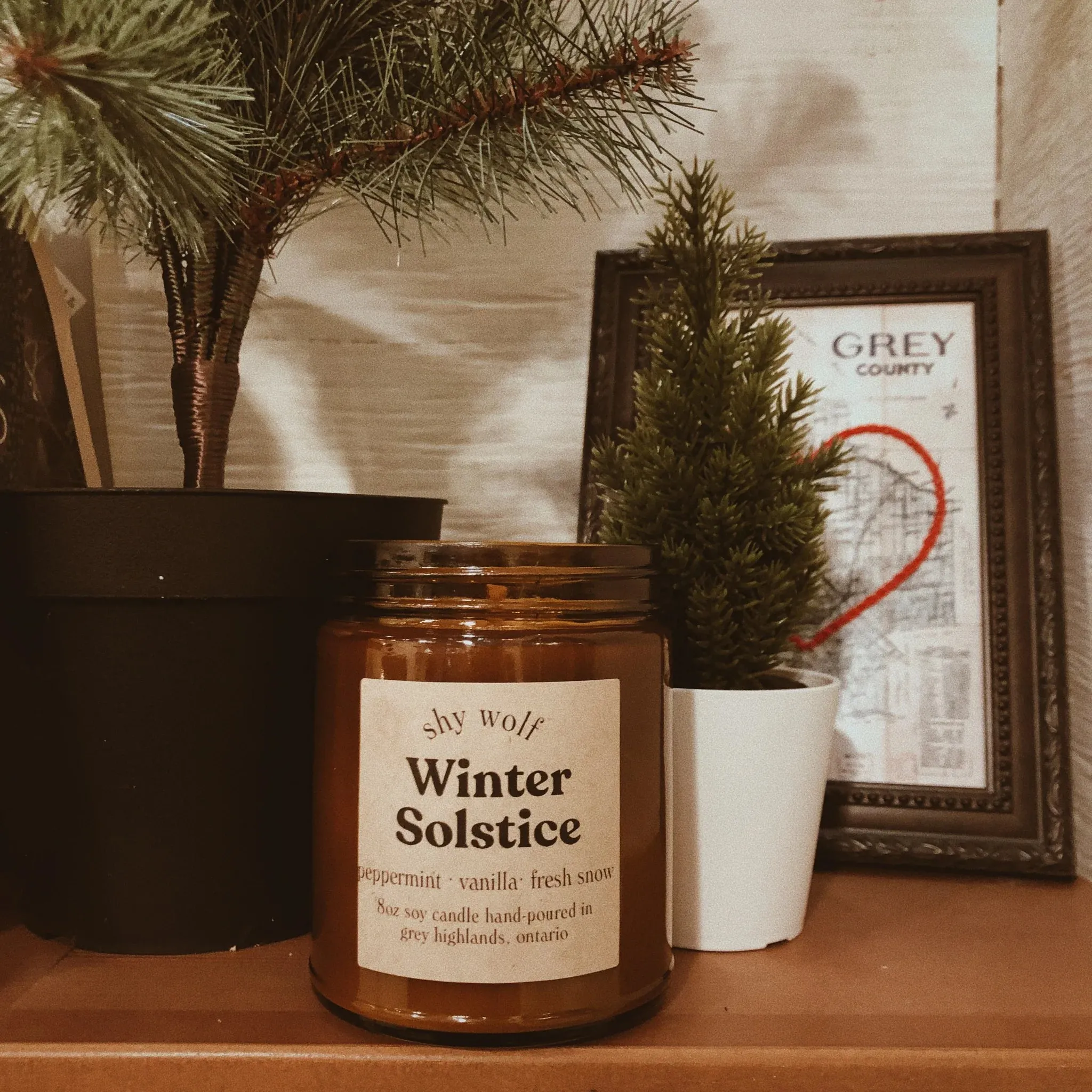 Winter Solstice Soy Wax Candle